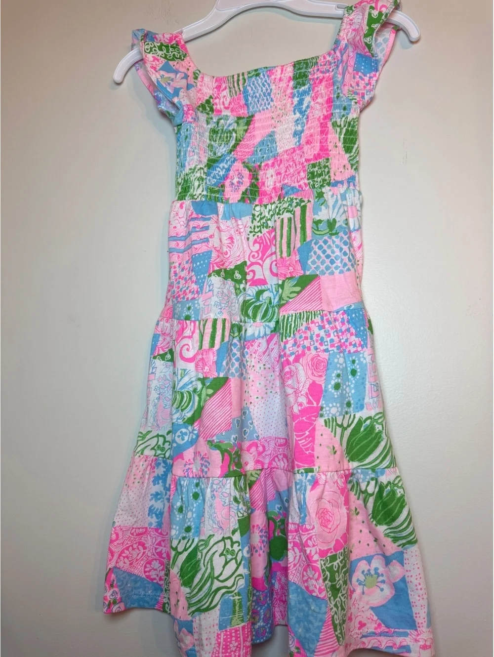 Lilly Pulitzer Girls' Patchwork Print Dress Size 2-3